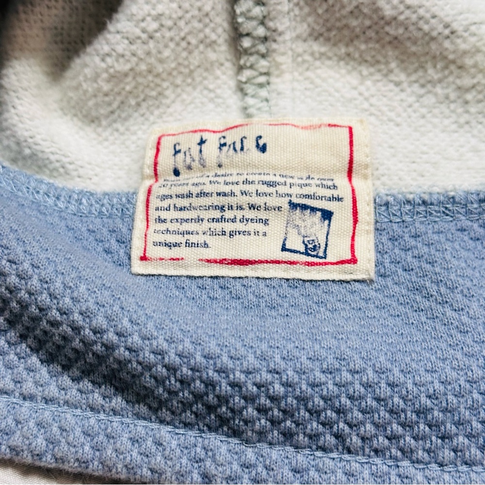 Fat Face The Airlie Women’s 1/4 Zip Pullover Eucalyptus Green Striped Top Sz.14 - Picture 11 of 13